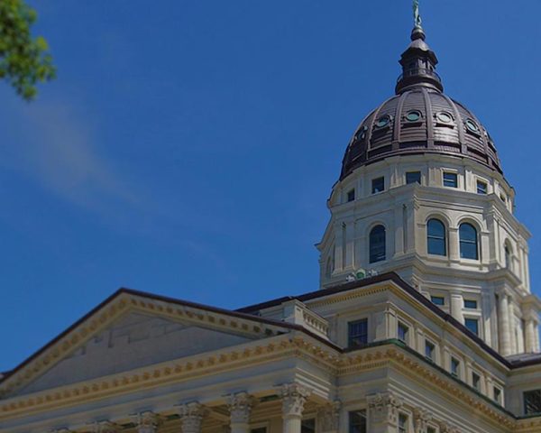 Topeka KS Capital Building Copper Dome Header Mobile